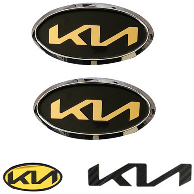 골드 기아 엠블럼 2+2 소렌토 카니발 K7 K5 K3 K9 셀토스, 포르테