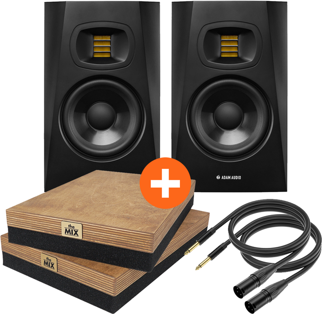 아담 T5V x 더믹스 스피커 방진패드 패키지