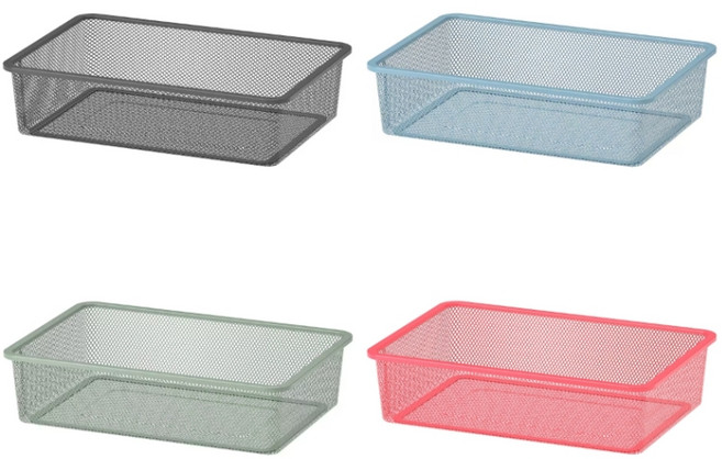 이케아 메쉬 철망 수납함 수납정리 상자 트로파스트, 소형(42x30x10)