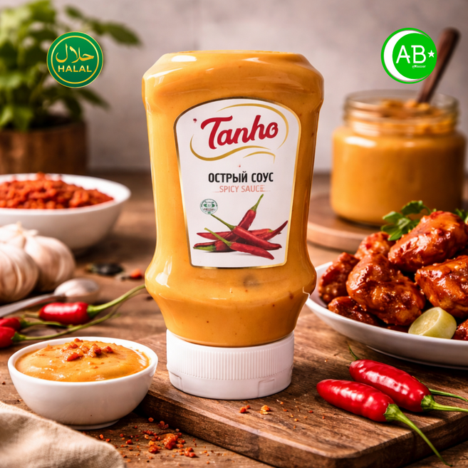 Halal Creamy Hot Sauce 할랄 크리미 매운 소스 우즈베키스탄, 1개, 330ml