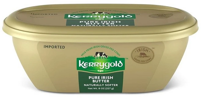 KERRYGOLD 케리골드 내츄럴리 소프터 퓨어 아이리쉬 버터 227g, 1개 - 쿠팡