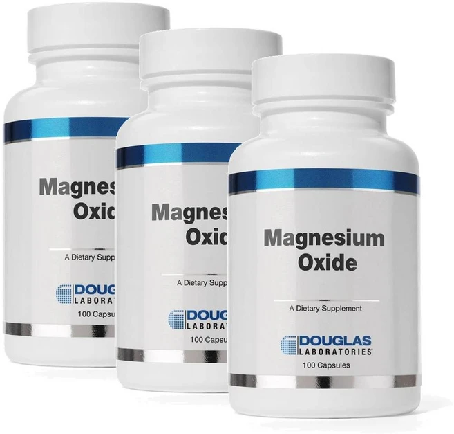 더글라스랩 마그네슘 옥사이드 캡슐 Douglas Laboratories Magnesium Oxide, 3개, 100정 - 쿠팡
