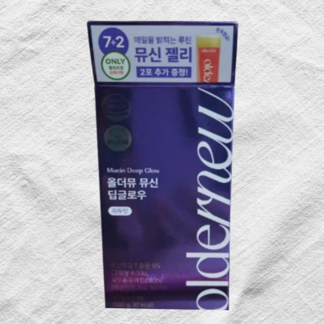 올더뮤 뮤신 딥글로우 자두맛 180g 콜라겐 히알루론산 엘라스틴 비오틴 비타민C 프리바이오틱스, 1박스, 9회분