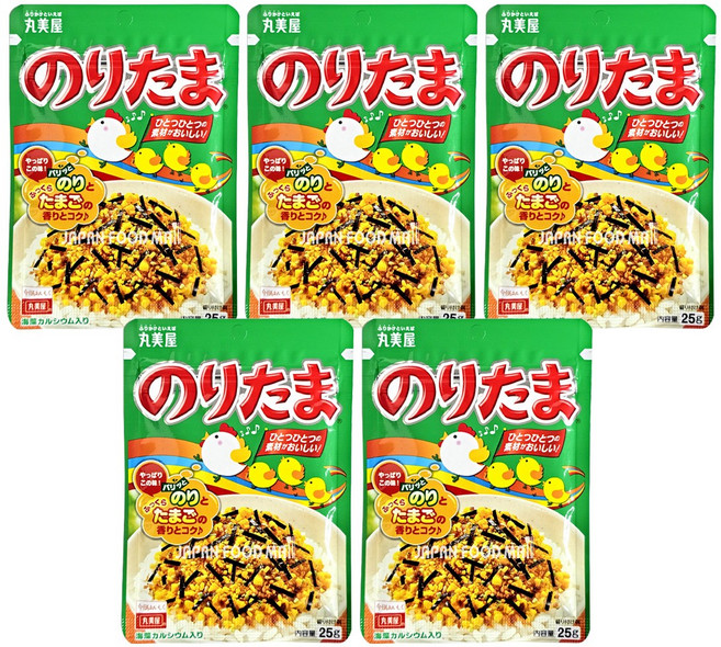 마루미야 노리타마 후리카케, 5개, 25g