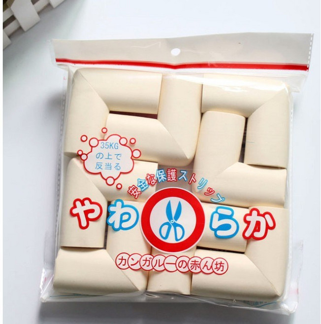 L型加厚防撞角 附雙面膠 嬰幼兒安全防撞護角 居家安全防護必備, 米白, 1個