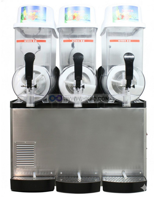 국내산 전기안전인증 업소 대용량 3구 슬러시만드는기계 슬러시 제조기 메이커 스무디