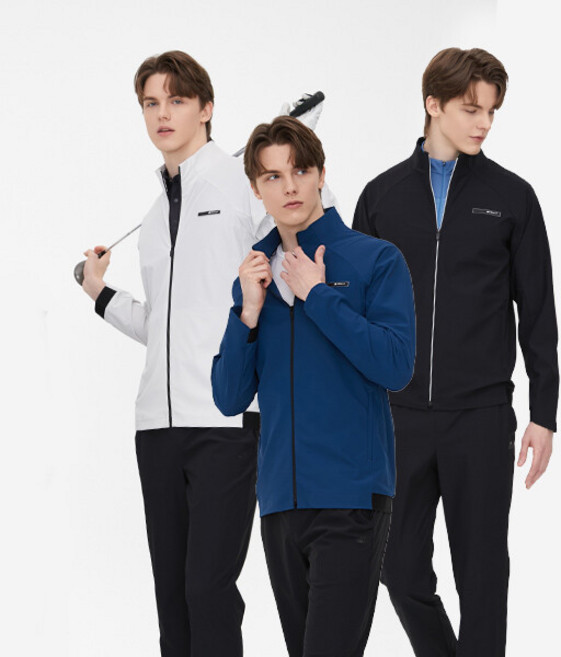 밀레골프 퍼펙트핏 트리코트 집업 남성 3컬러 택1 358387