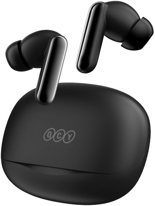 QCY N50 멜로버드 블루투스 이어폰, 블랙, HT12