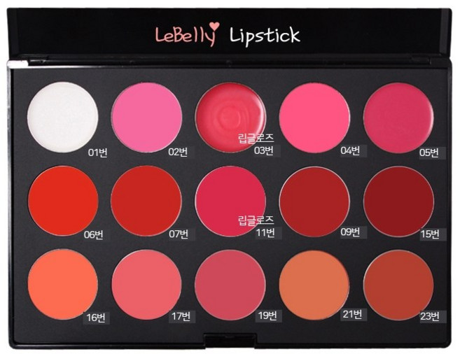 Lebelly 리벨리 립스틱 메이크업자격증, 09번, 1개