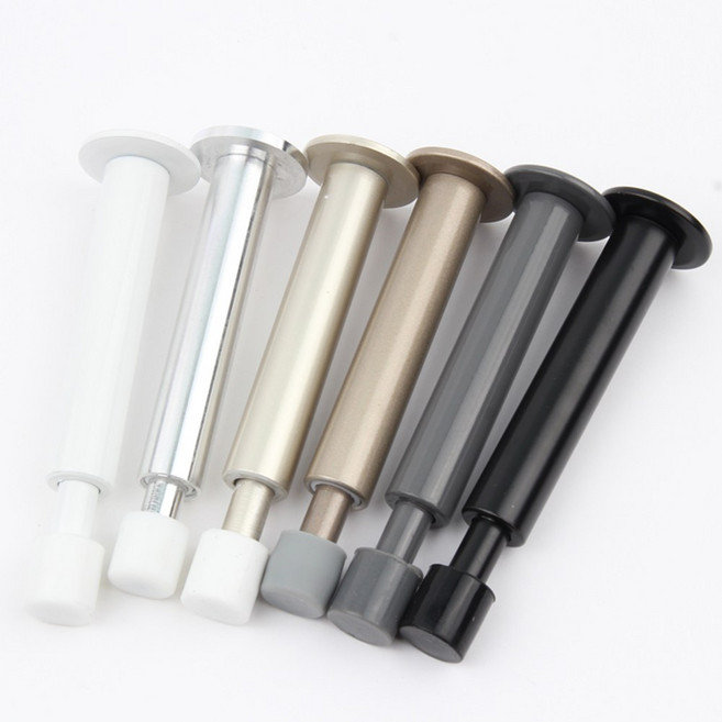 방문 도어스토퍼 스프링 쿠션 문콕 문충격 방지 도어쿠션, 실버화이트 스프링스토퍼