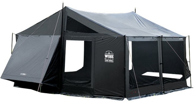 카즈미 와이즈 타프쉘 텐트 K20T3T003, 블랙