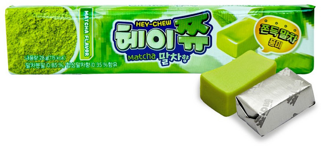 [말차간식 말차쮸]헤이쮸 말차향, 20개, 28g