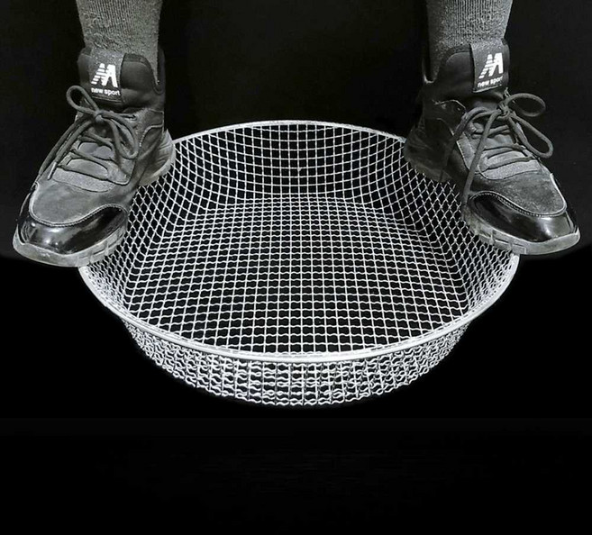 소쿠리 선별기 모래 거름망 스텐 자갈 채반 돌 메쉬 채망 대형 1개