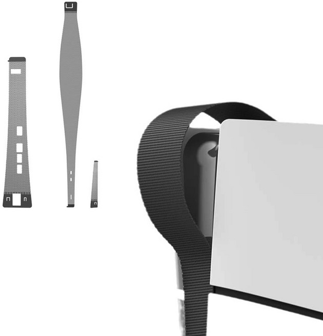 PS5 슬림 먼지방지 전후면 방진필터 세트, 1개