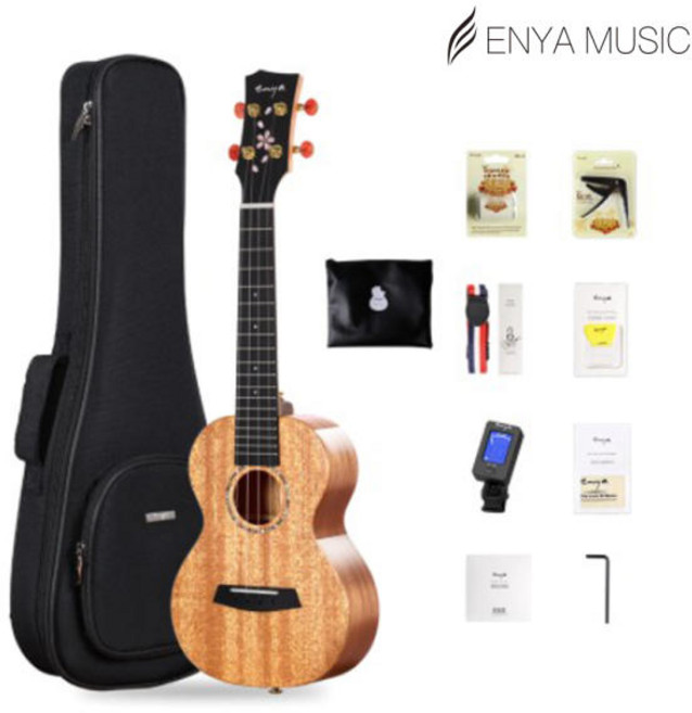 엔야 연습용 콘서트 / 테너 우쿨렐레 MS (올솔리드), 1개