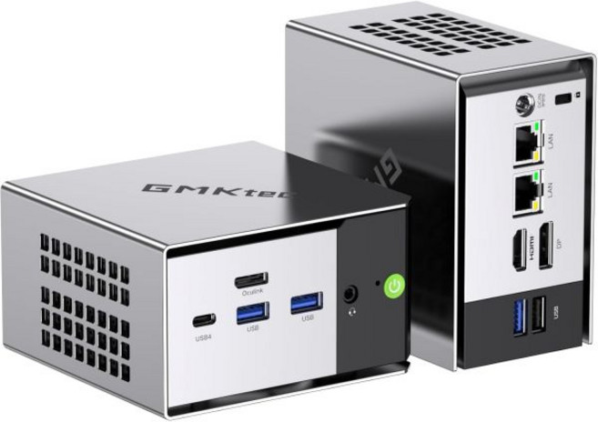 GMKtec M6 울트라 게이밍 미니 PC 라이젠 7640HS 업그레이드된 6600H/6800U 32GB RAM DDR5 1TB SSD 듀얼 NIC LAN 2.5GbE 데스크톱, M8 16+512GB