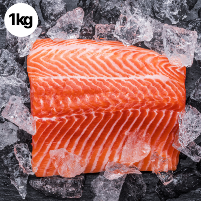 무궁화 노르웨이 딥스킨 생연어 (전체부위) 슈페리어등급, 1개, 1kg