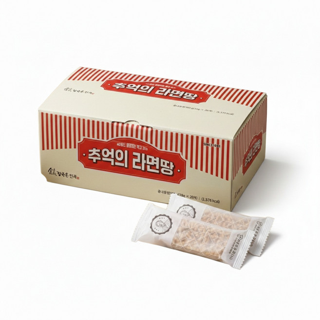 김규흔 한과 추억의 꿀 라면땅 20개입, 18g, 20개