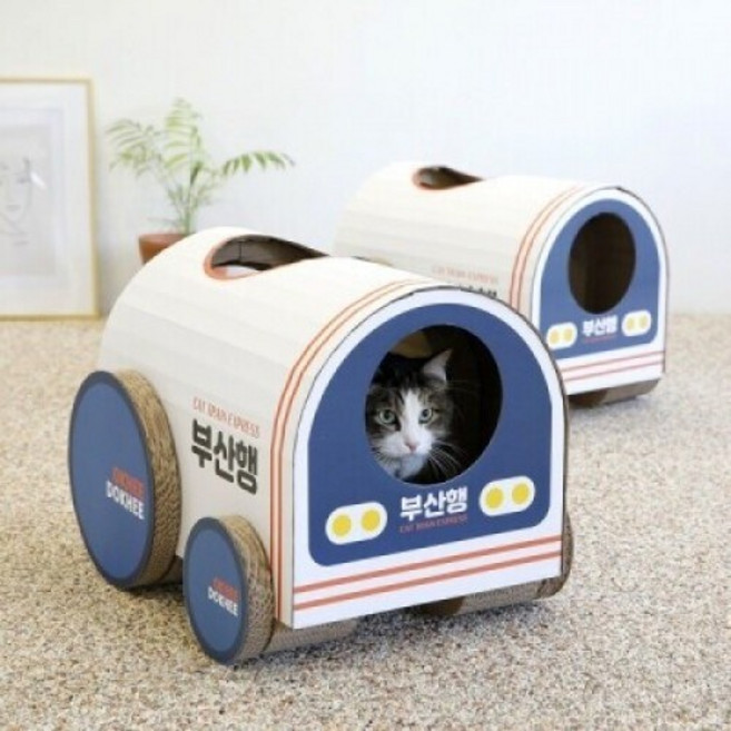 옥희독희 부산행 고양이 스크래쳐, 1개, 혼합색상