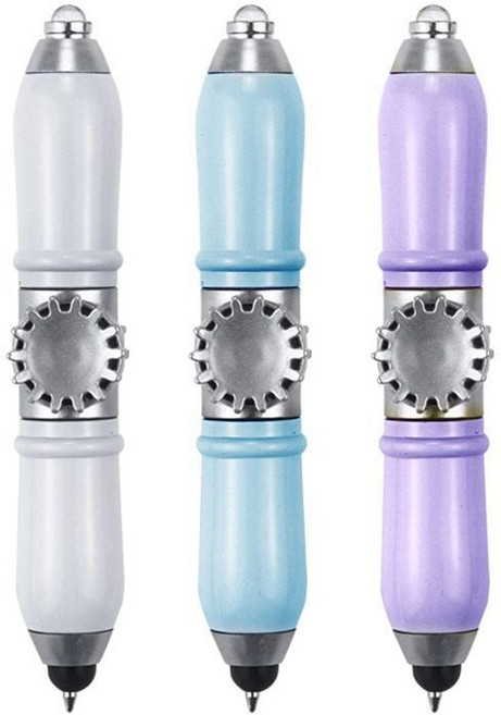 피젯 토이 볼펜 터치팬 LED후레쉬 키덜트 손 장난감 집중력 피젯 베어링장난감 토이 스피너 손놀이 dew+00621qR