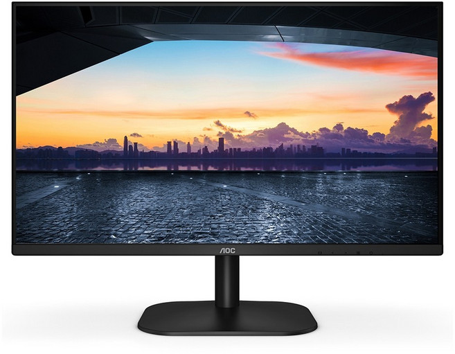 AOC 24B2H2 24吋 IPS窄邊框廣視角螢幕，Full HD高解析度，多介面連接，輕薄時尚