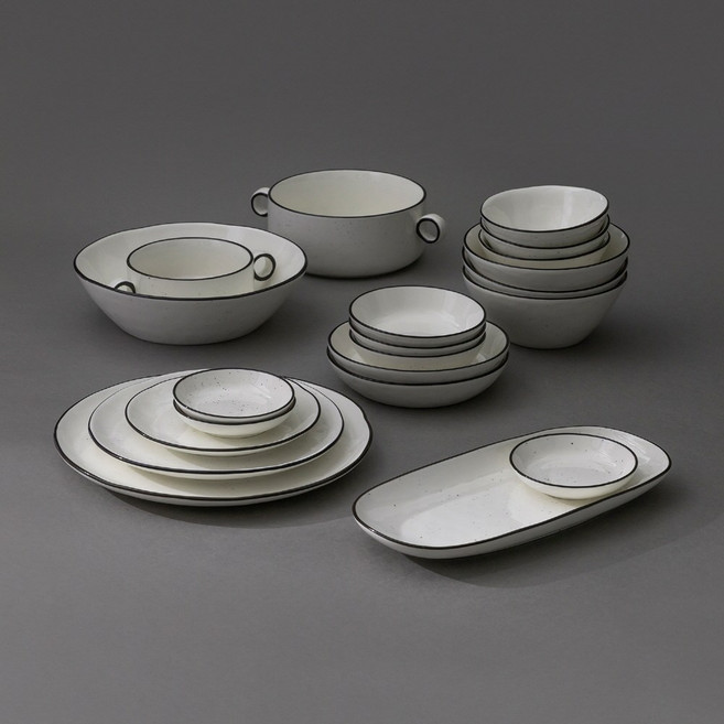 쓰임 보담 3인 그릇 홈세트 21P, 1개