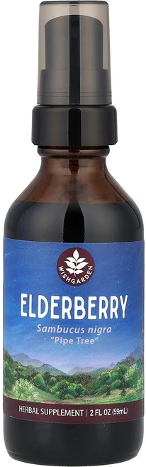 WishGarden Herbs Elderberry 2 fl oz 59 ml, WishGarden Herbs, Elderberry ,, 1개 - 쿠팡