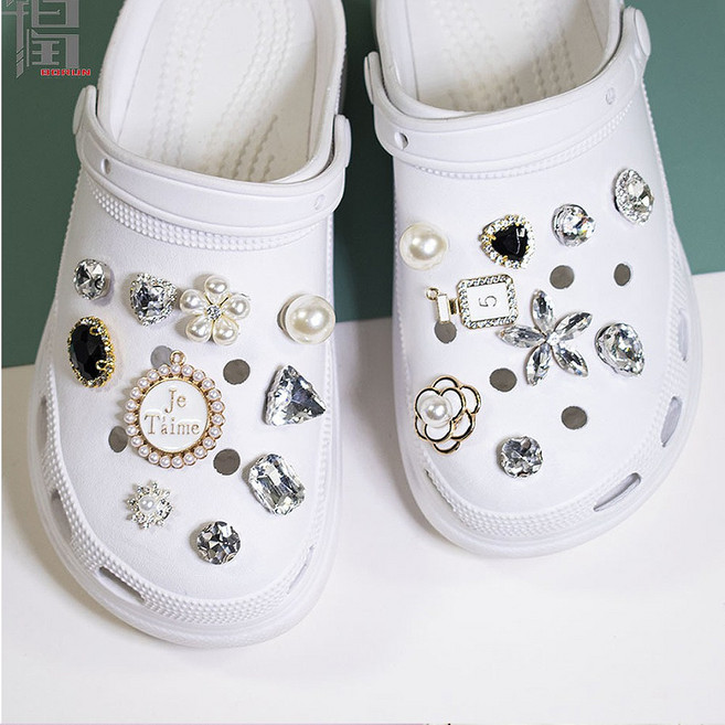 투해피 신발꾸미기 파츠 19p세트 AA16 보석 샤샤