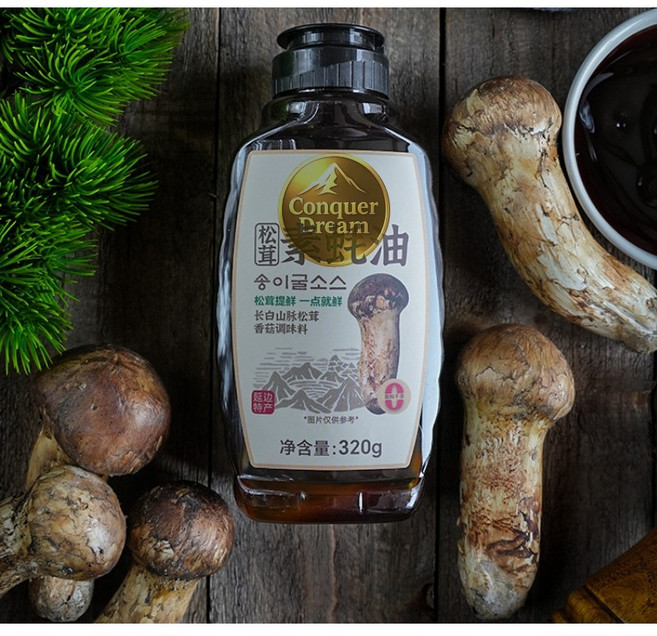 Conquer dream 장백산 송이버섯 프리미엄 비건 굴소스 320g, 1개