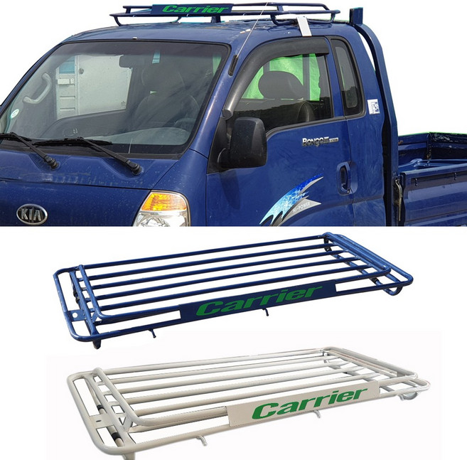 1톤화물차 철재캐리어 포터2 봉고3 청색 백색, 1개