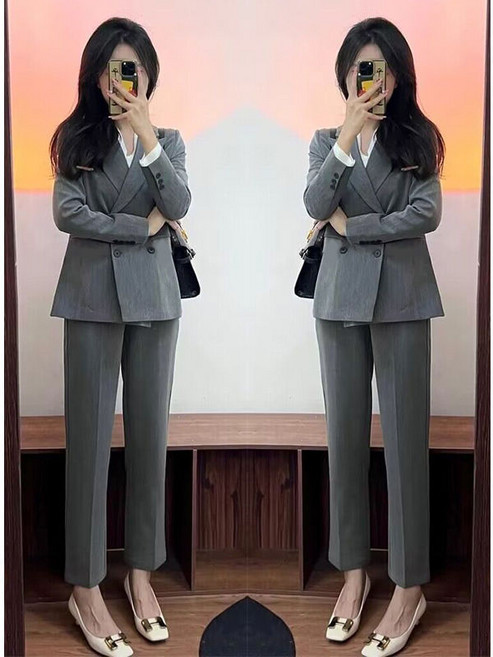 西裝套裝 女款學院風休閒