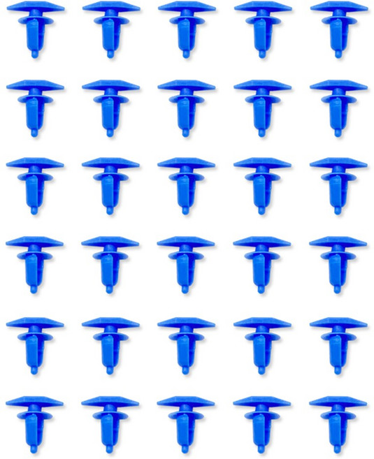카박사 DJ119 30개입 클립-웨더스트립마운팅 고무핀 문짝차량핀 자동차속핀 차량고정핀