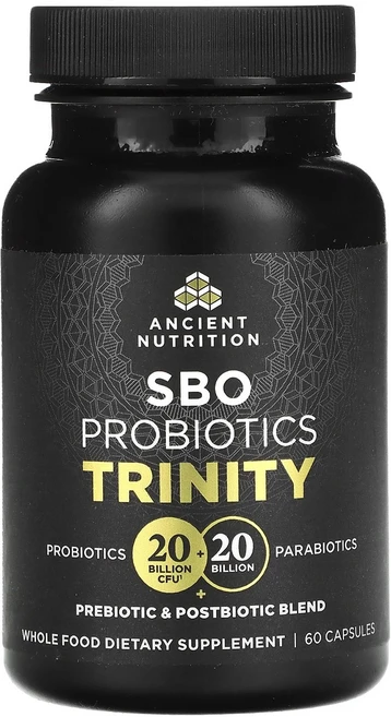 Ancient Nutrition SBO Probiotics Trinity 60 Capsules, 60캡슐, 1개, 60정 - 쿠팡