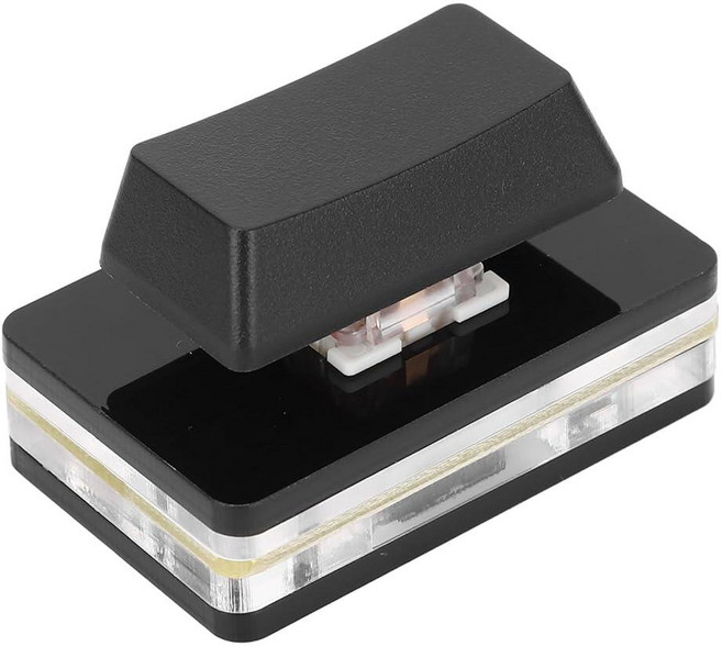 USB 싱글 키보드 프로그래밍 가능한 매크로 PC 타입 C 1키 스위치 OSU 키패드 게임 맞춤형 단축키 레드 화이트 237801, 블랙