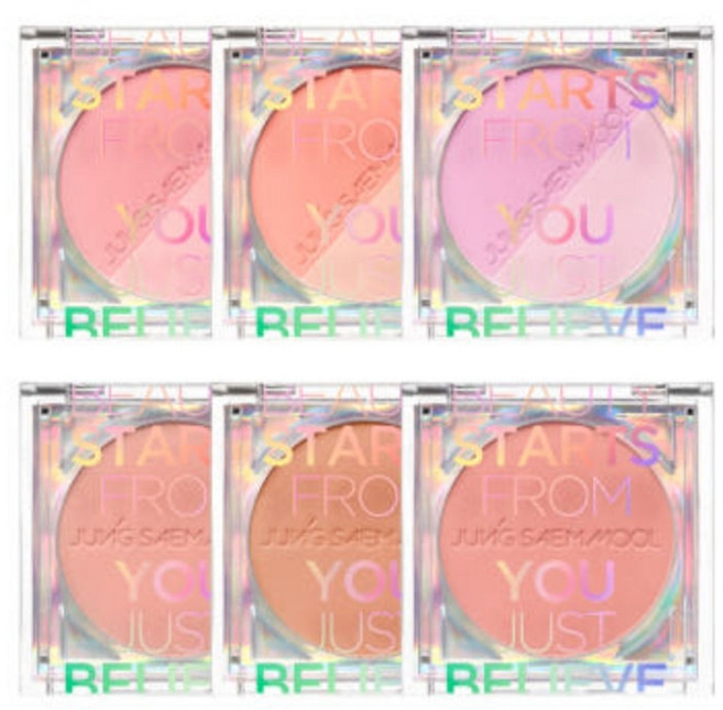 정샘물 컬러피스 크림 블러쉬 2.6g, 1+1 블렌딩피치, 1개