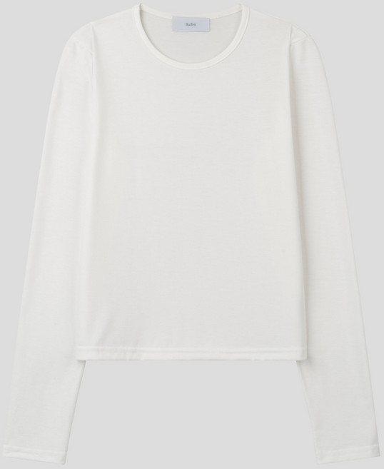 더한땀 여성 비비드 텐셀 레이어드 긴팔 이너 티셔츠