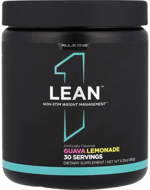 Rule One Proteins Lean™ Non-Stim Weight Management Guava Lemonade 6.35 oz 180 g, Rule One Proteins Lean™ 비성 구아바, 1개 - 쿠팡