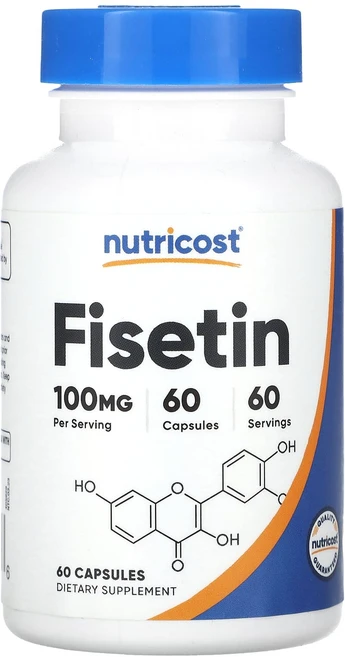 Nutricost 피세틴 100mg 캡슐 60정, 1개 - 쿠팡