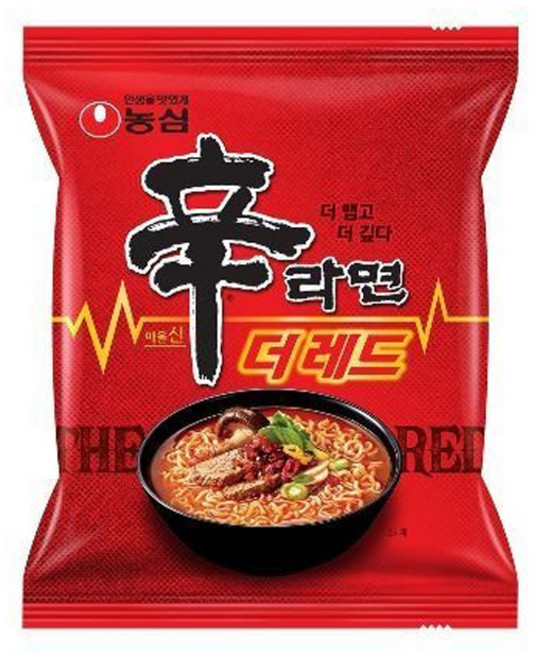 농심 신라면 더레드 멀티 125g*4입 x8개
