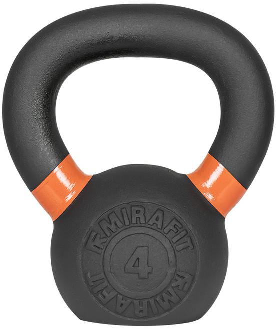 미라핏(MiraFit) 케틀벨, 4kg, 1개, 블랙