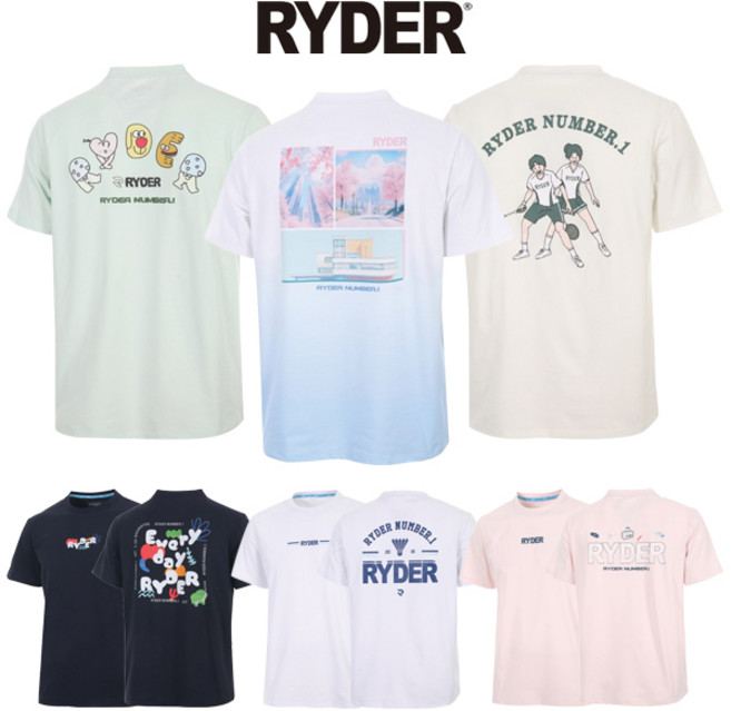 라이더 배드민턴 티셔츠 반팔 상의 2025RC-6 7 8 9 10 11 12 13 14 15 16 17 18 19 20 21