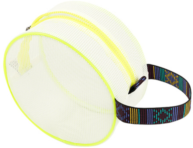 스윗스윔 망사가방 탬버린백 탬버린가방 미니백 라운드백, 화이트