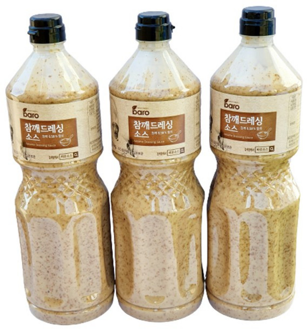 바로 참깨드레싱 소스, 1.8kg, 3개