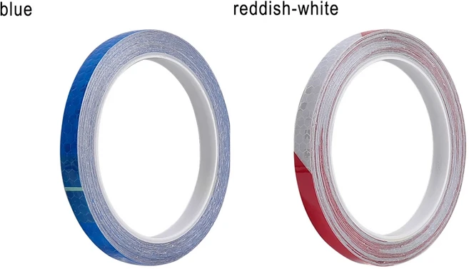 휠허브 반사 스티커 스트립 테이프 형광 안전 샤오미 M365 프로 미3 블루라이트 울트라 스쿠터용, 04 Set C