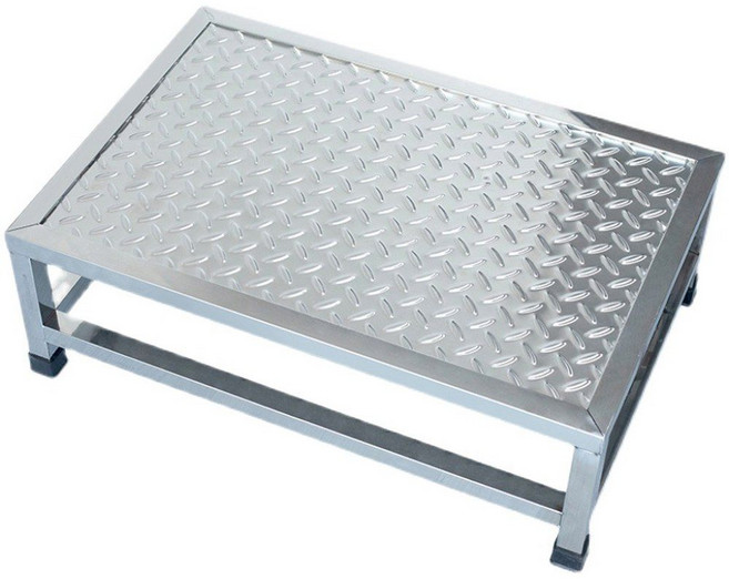 작업용 발판 스텐 바닥 1단 받침대 발 안전 디딤판, A_미끄럼 방지 스툴 40x30x15 가로빔