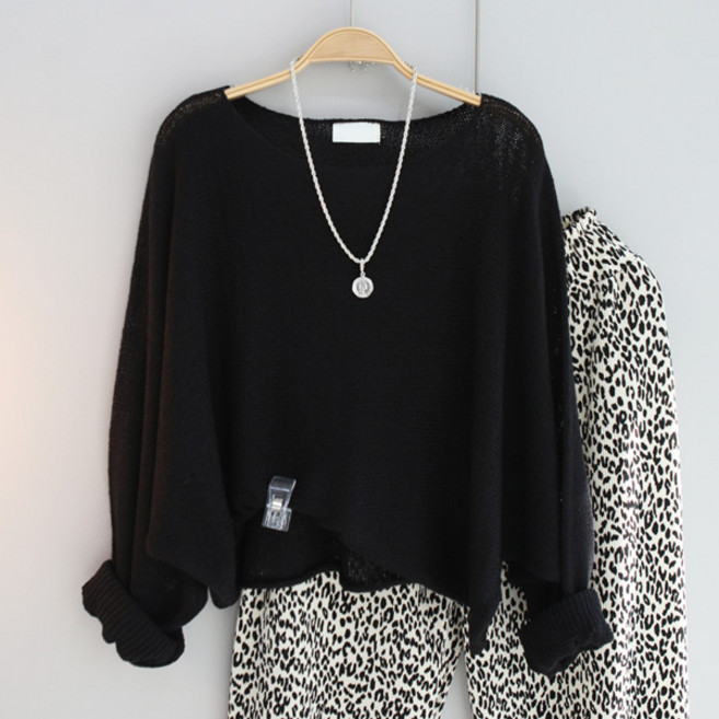 달콩 여성 빅사이즈 루즈핏 여름니트 그물니트 시스루 하리썸머가오리니트