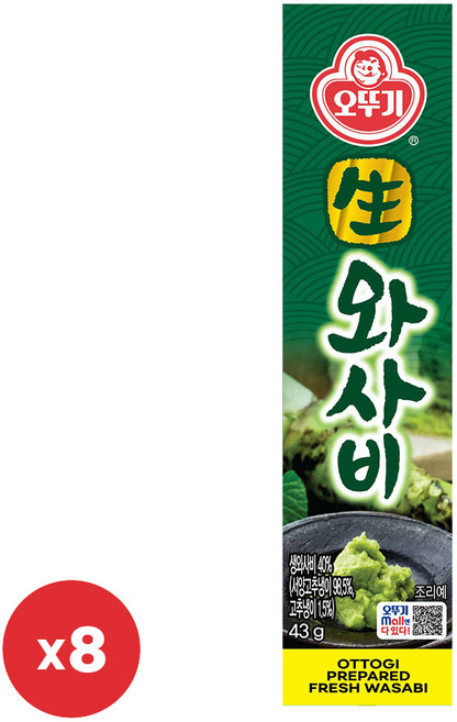 오뚜기 생와사비 43g 8개