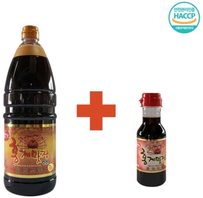 홍게간장 골드 1.8L 1EA + 레드 200ml 세트, 1개