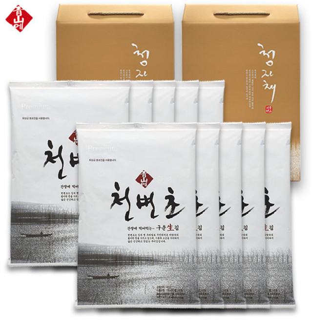 청산에 곱창김 2호 선물세트 [천변초10봉], 1개