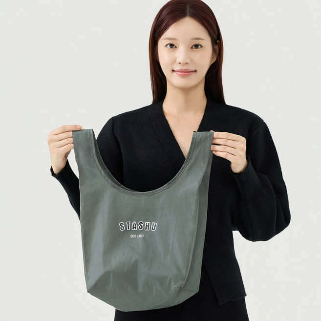 스태슈 여행용 키링 장바구니 접이식 휴대용 에코백 미니백 5종